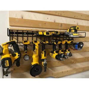 Heavy Duty Tool Organizer, 16"W x 7.48"H x 5.51"D, 4 Wall Mount Anchors